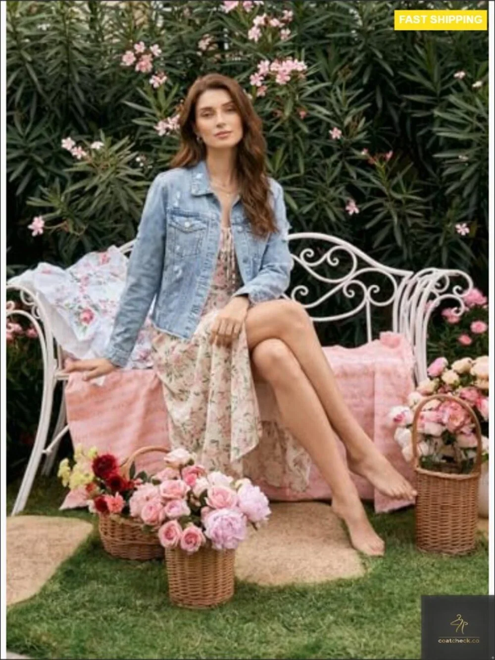 Oversized Boyfriend Denim Jacket Cropped Classic Chic Y2K Retro Casual Wear